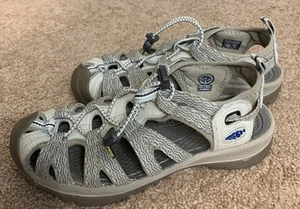 Keen Newport H2 Navy Waterproof Hiking Sandal Bungee Cord Size 7 Womens - Picture 1 of 7