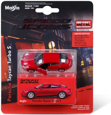 MAISTO SPEED ICONS - PORSCHE TAYCAN TURBO S - 15708 SCALA 1:64 - Immagine 1 di 3