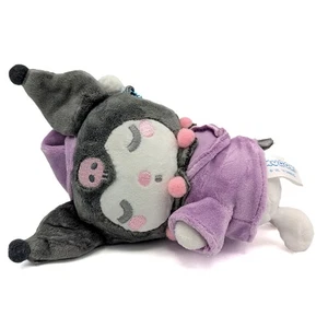 KUROMI SLEEPING Hello Kitty 6 in. Plush (Anime Stuffed Animal Plushie Doll) - Picture 1 of 3
