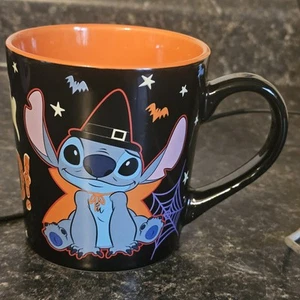 Disney Stitch Halloween Trick Or Trick Coffee Tea Hot Cocoa Cup Mug 14 Ounce - Picture 1 of 4
