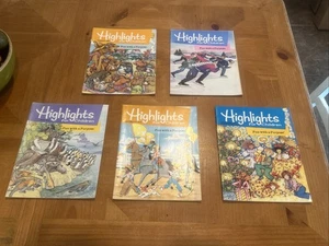 1991 Highlights for Children Magazine Lot of 5 Vintage - Imagen 1 de 7
