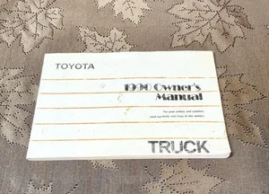 1990 Toyota Truck Owners Manual Used Worn - Picture 1 of 5