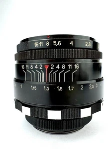 58 mm  f/2 HELIOS-44 Soviet BeLomo zebra Lens Mount M39 - Picture 1 of 9