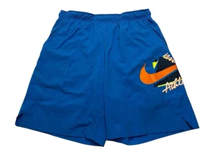 Herren Nike Dri-Fit Flex gewebte Grafik Trainingsshorts 9" Größe Medium blau - Bild 1 von 7