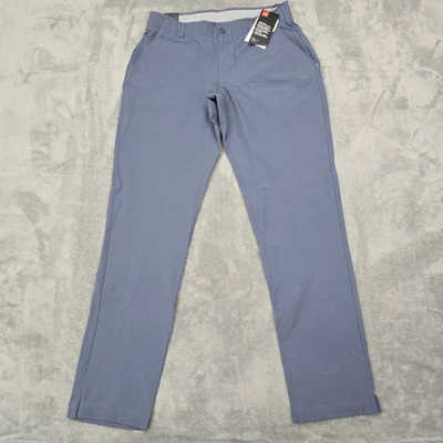 Pantalones Under Armour Mujer 10 Azul Gris Ajustados Rendimiento Elastizados Golf 1272344 Foto 1 de 4