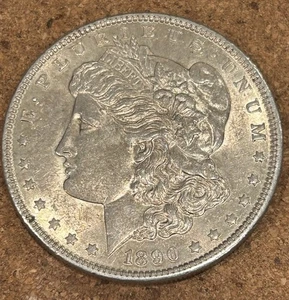 Old Man Duffy’s 1890 Morgan Silver Dollar Choice Unc Proof Like Free Ship DM949 - Picture 1 of 4