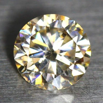 1.44 CTS " ROUND DIAMOND CUT " GENUINE REAL MOISSANITE " ROLE MODEL of DIAMOND - Image 1 of 3