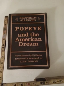 Vintage 1983 Popeye And The American Dream By E.C. Segar Softcover - Foto 1 di 6