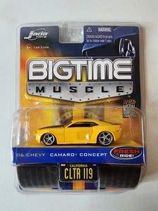 Jada Toys Bigtime Muscle '06 Chevy Camaro Concept Car Maßstab 1:64 gelb - Bild 1 von 2