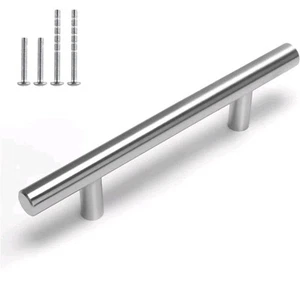 20 Pack 6 Inch Kitchen Cabinet Handles Brushed Nickel, Hole Centers- 3.75" NEW! - Picture 1 of 13