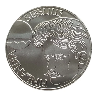 Finland 100 Markkaa 1999 - Jean Sibelius - Silver (.925) Coin - BU - UNC! - Image 1 of 2