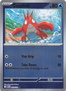 Corphish ME01: Mega Evolution 033/132- NM - Reverse Holo - Picture 1 of 2