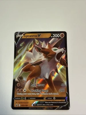 Lycanroc V SWSH199 SWSH: Sword & Shield Promo Cards Holo - Image 1 of 2