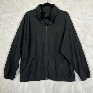 Chaqueta cortavientos Greg Norman para hombre cremallera completa mediana negra Ver👇 - Imagen 1 de 18