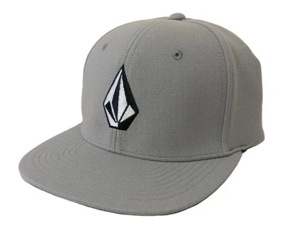 Volcom Surf Full Stone Xfit Hat Cap Gray L/XL — 第 1/2 张图片