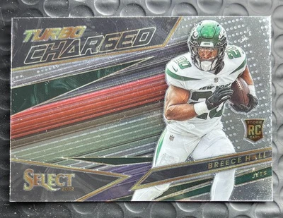 2022 Panini Select - Turbocharged Breece Hall #TUR-23 (RC) New York Jets - Image 1 of 2