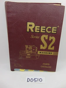 Reece S2 Sewing Machine Parts Manual Vintage Original 1968 Catalog - Picture 1 of 5