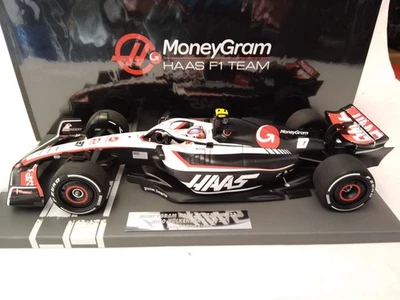 HAAS TEAM VF-23 #27 F1 2023 HULKENBERG MINICHAMPS 117230127 1:18 MONEYGRAM - Photo 1/4