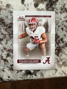 2023 BOWMAN U ALABAMA CRIMSON TIDE FOOTBALL CARD RYQUEZE MCELDERRY #43 - Picture 1 of 1