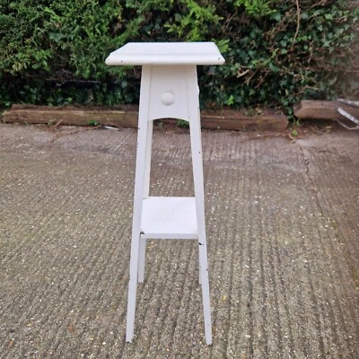Art Deco Oak Plant Stand - Image 1 of 4