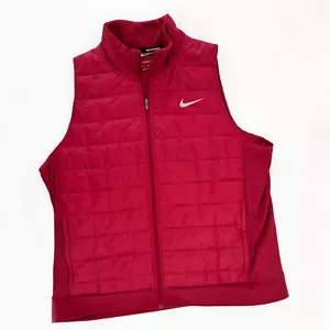 Nike Running Vest Therma-FIT Puffer Sleeveless Jacket Full Zip XL - Picture 1 of 5
