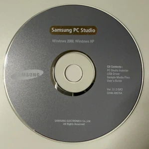 cd Samsung PC Studio installer 3.1.3 - usb driver sample media file user guide - Photo 1/2