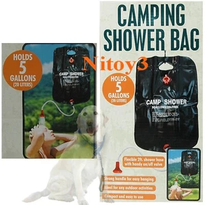 CAMPING OUTDOOR AUSRÜSTUNG Camping Duschtasche mit 2’ flexiblem Schlauch - 5 gal. - Bild 1 von 1