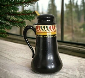 Arts and Crafts Movement Enameled Quadruple Silver Syrup Pitcher Barbour Bros Co - Picture 1 of 8
