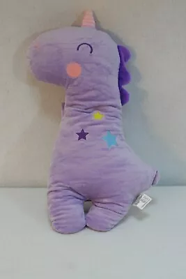 Soft Purple Unicorn Seat Belt Pillow for Kids Shoulder Headrest Strap Cushion - Image 1 of 4