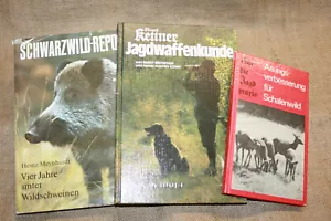 3 Fachbücher Weidwerk Jäger Förster Jagdwaffen Jagdhund Trophäen Jagd - Bild 1 von 15