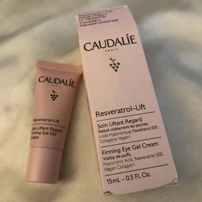Crema gel reafirmante para ojos Caudalie Resveratrol Lift 15 ml tamaño completo nueva en caja Foto 1 de 4