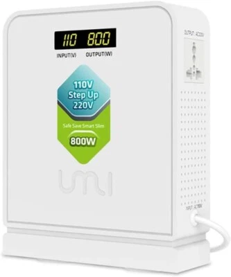Convertidor de potencia UMI Step Up Voltage 110v a 220v 800w gran capacidad resistente Foto 1 de 4