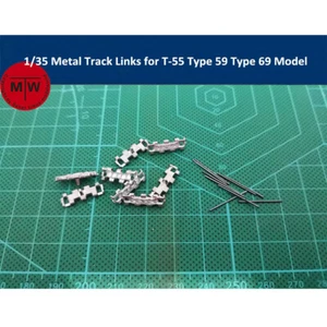 1/35 Scale Metal Track Links for T-55 Type 59 Type 69 Tank Model w/metal pin - Picture 1 of 2
