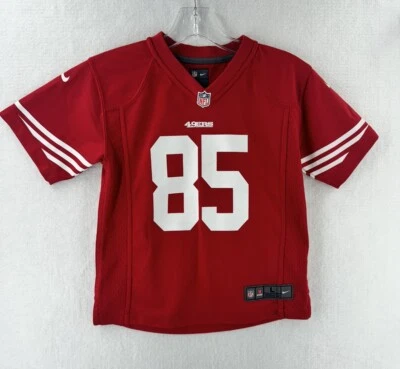 Футболка молодежная San Francisco 49ers No85 Vernon Davis L (7) Nike полевая - Изображение 1 из 4