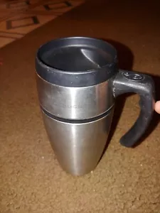 starbucks barista tumbler thermos mug collectible missing rubber bottom - Picture 1 of 3