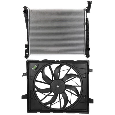 Kit de ventilador de refrigeração radiador elétrico para 2011 2012 2013-2020 Jeep Grand Cherokee - Imagem 1 de 4