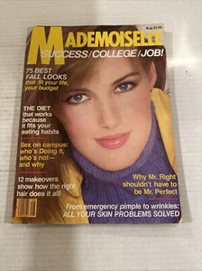 MADEMOISELLE Magazines- MODELs, Fashion, Ads, Advice, Hair. No Label August 1980 - Picture 1 of 11