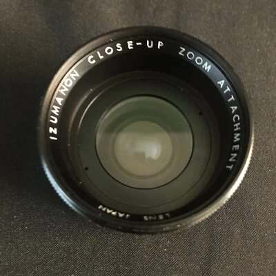 Izumanon Close-up Zoom Attachment Lens  55mm  With Caps and Case - Image 1 of 4