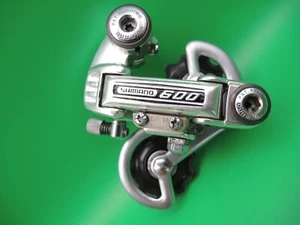 SHIMANO 600 REAR DERAILLEUR 1976 RD-6100 - LOW MILES + RECONDITIONED - EXCELLENT - Picture 1 of 11