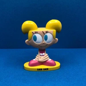 Cartoon Network Dexter's Lab Dee Dee Toy Mini Bobble Head Figure Cake Topper 3" - Picture 1 of 4