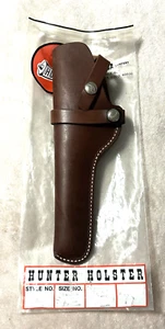 HUNTER COMPANY LEATHER 1100 2 HOLSTER - LH 6" COLT CHALLENGER HUNTSMAN AUTOMATIC - Picture 1 of 9