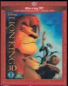 The Lion King 3D,Blu-ray 2011, Diamond Edition w/Slipcover NEW - Picture 1 of 2