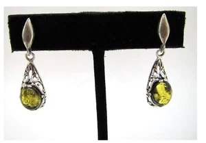 Filigrane Ohrringe Sterlingsilber - Bild 1 von 2