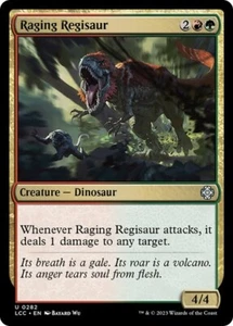 Raging Regisaur Commander: the Lost Caverns of Ixalan MTG Magic - Picture 1 of 1