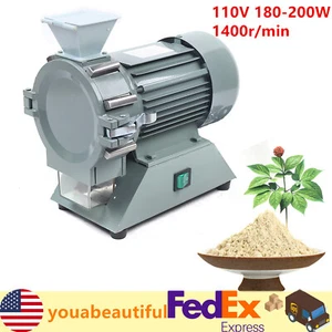 Micro Levigatrice per Piante Tritatutto Grani Tritatutto Polverizzatore Terreno 110V 200W - Foto 1 di 12