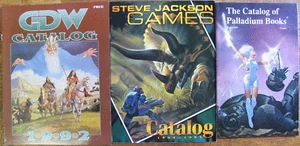 Libros Palladium GDW 1992 Juegos Steve Jackson 1994/5 otoño 1997 catálogos en muy buena condición - Imagen 1 de 10