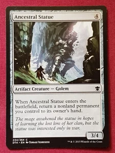 Magic The Gathering DRAGONS OF TARKIR ANCESTRAL STATUE artifact card MTG - Picture 1 of 2