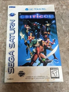 Criticom (Sega Saturn T-2302 H Vic Tokai 1995) Original Manual Only No Game - Bild 1 von 4