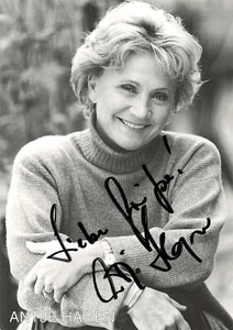 Antje Hagen, Originalautogramm, alte Autogrammkarte, u.a. "Sturm der Liebe" - Bild 1 von 1