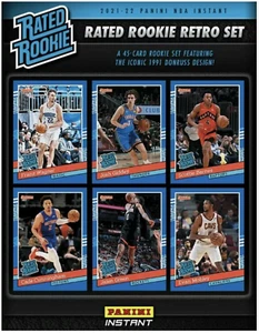 2021 Panini Instant NBA Donruss Rated Rookie Retro 45 Card RC Set /2502 Sealed - Picture 1 of 1